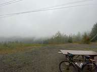 The west end of the tunnel has a small picnic area with, I'm told, quite a view. Sometimes.